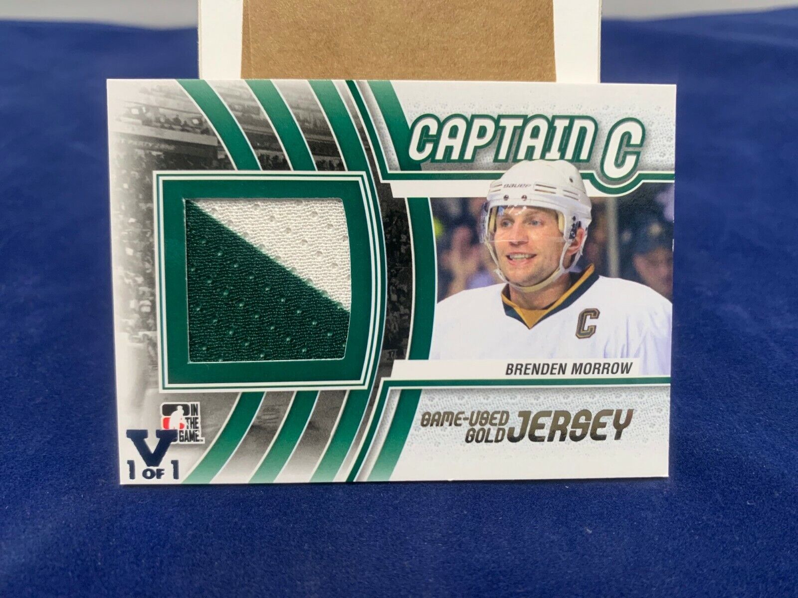 Brenden Morrow Captain-C Series JerseyCard 2015/16 ING Blue Vault #M-03 NM MT