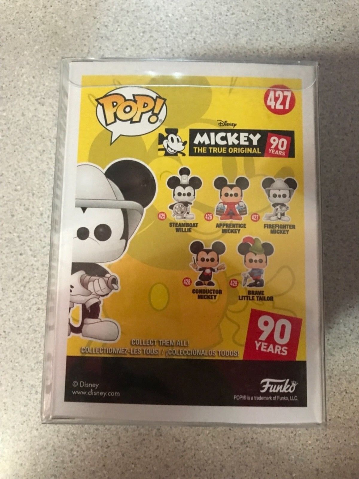 Funko Pop Bret Iwan “Firefighter Mickey” Voice Actor Autograph Beckett Cert.