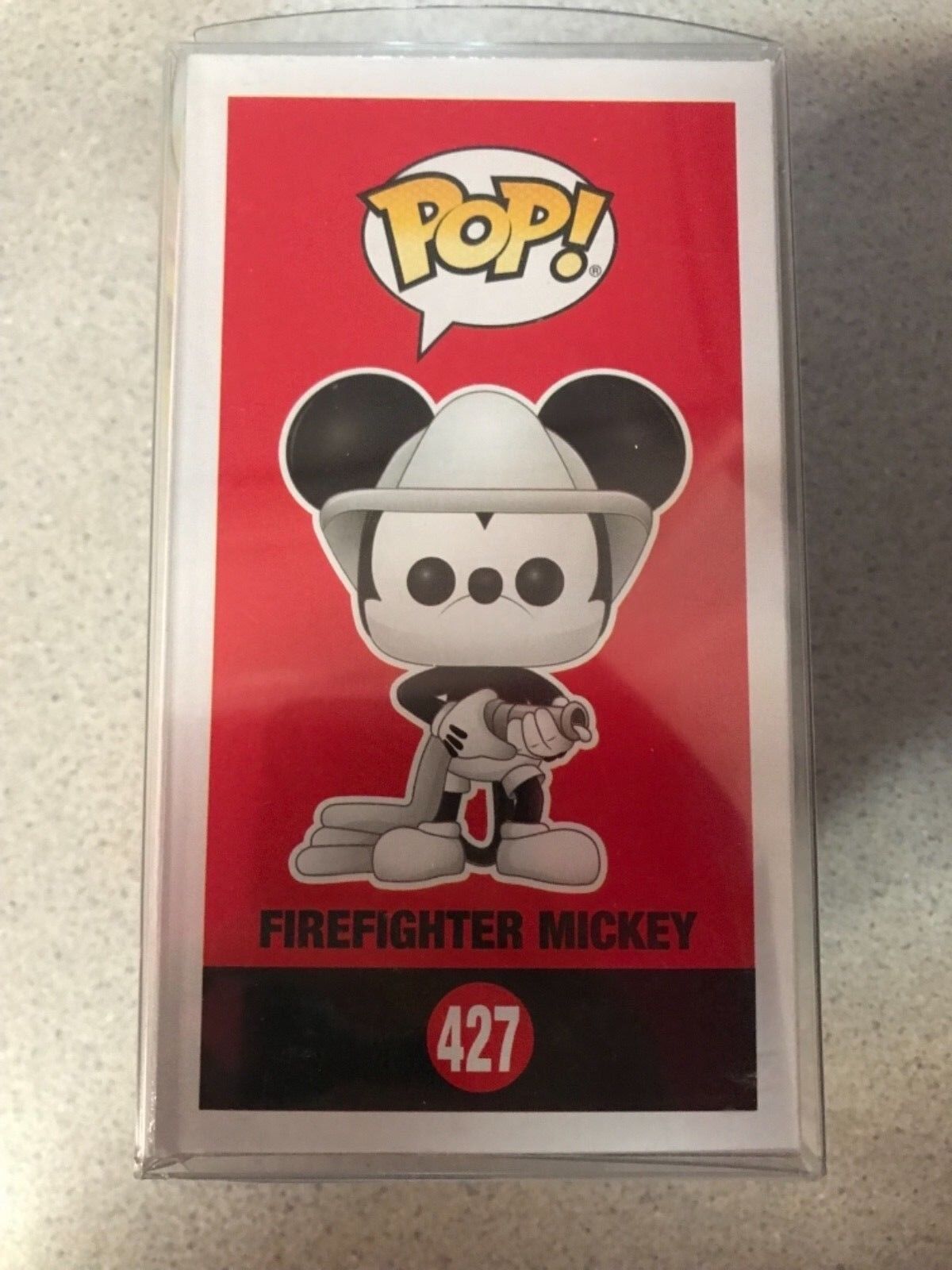 Funko Pop Bret Iwan “Firefighter Mickey” Voice Actor Autograph Beckett Cert.