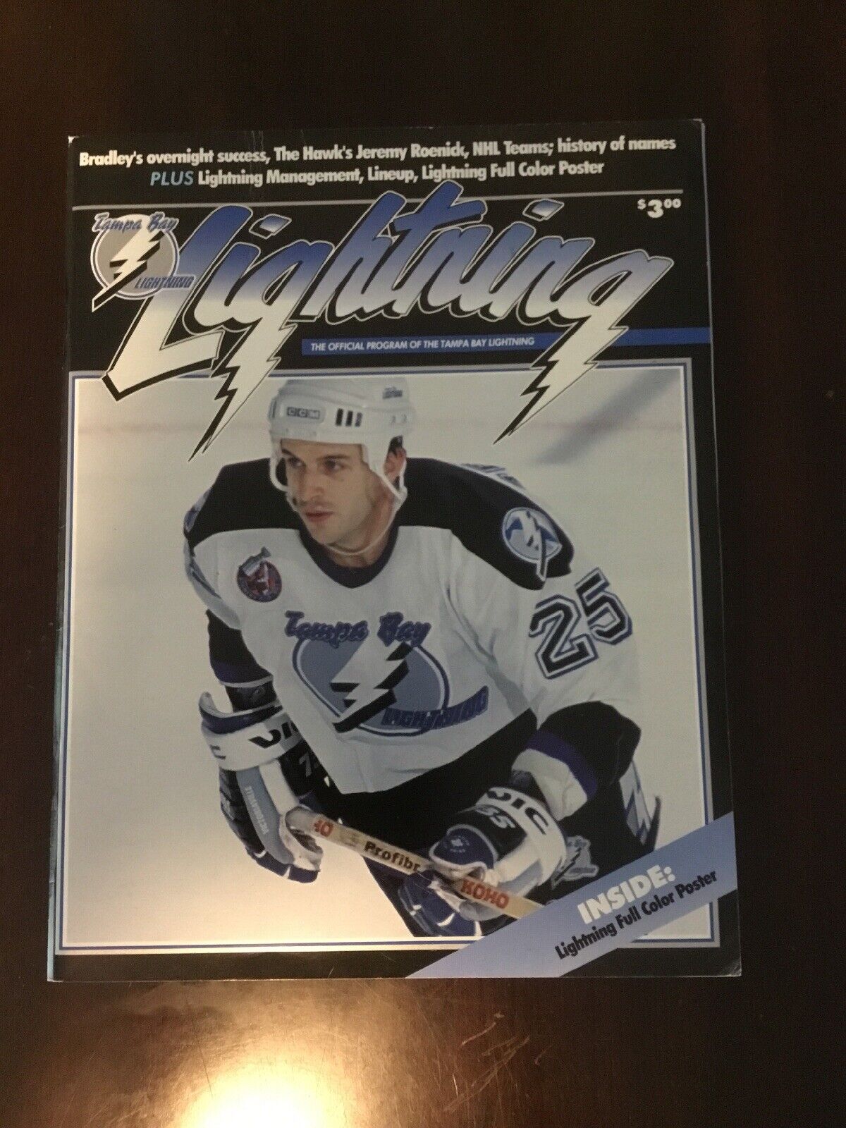 Tampa Bay Lightning NHL Program TBL Vs Penguins Bergevin Cover October 14th 1993