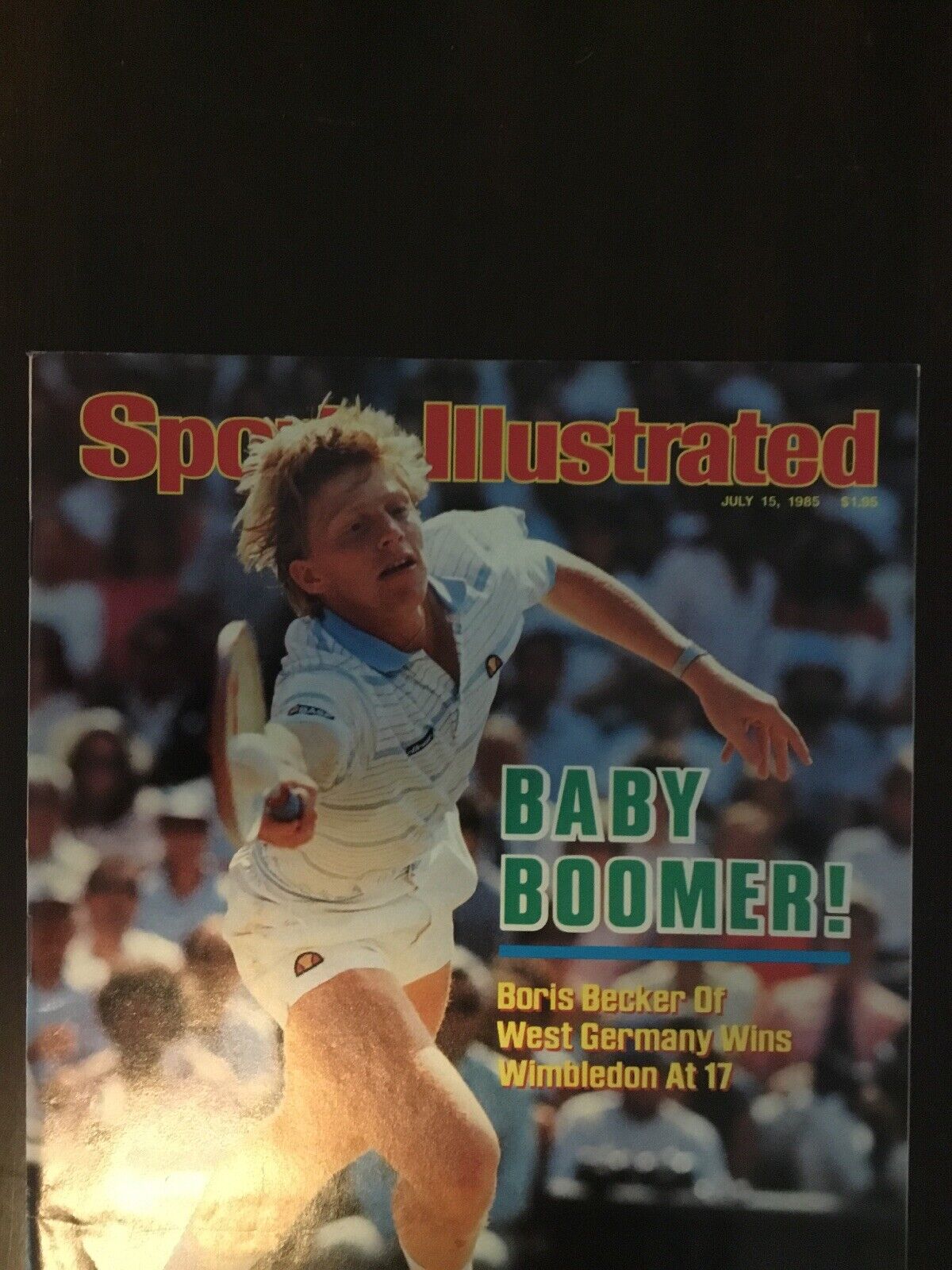 Sports Illustrated Magazine Boris Becker Cover July 15, 1985