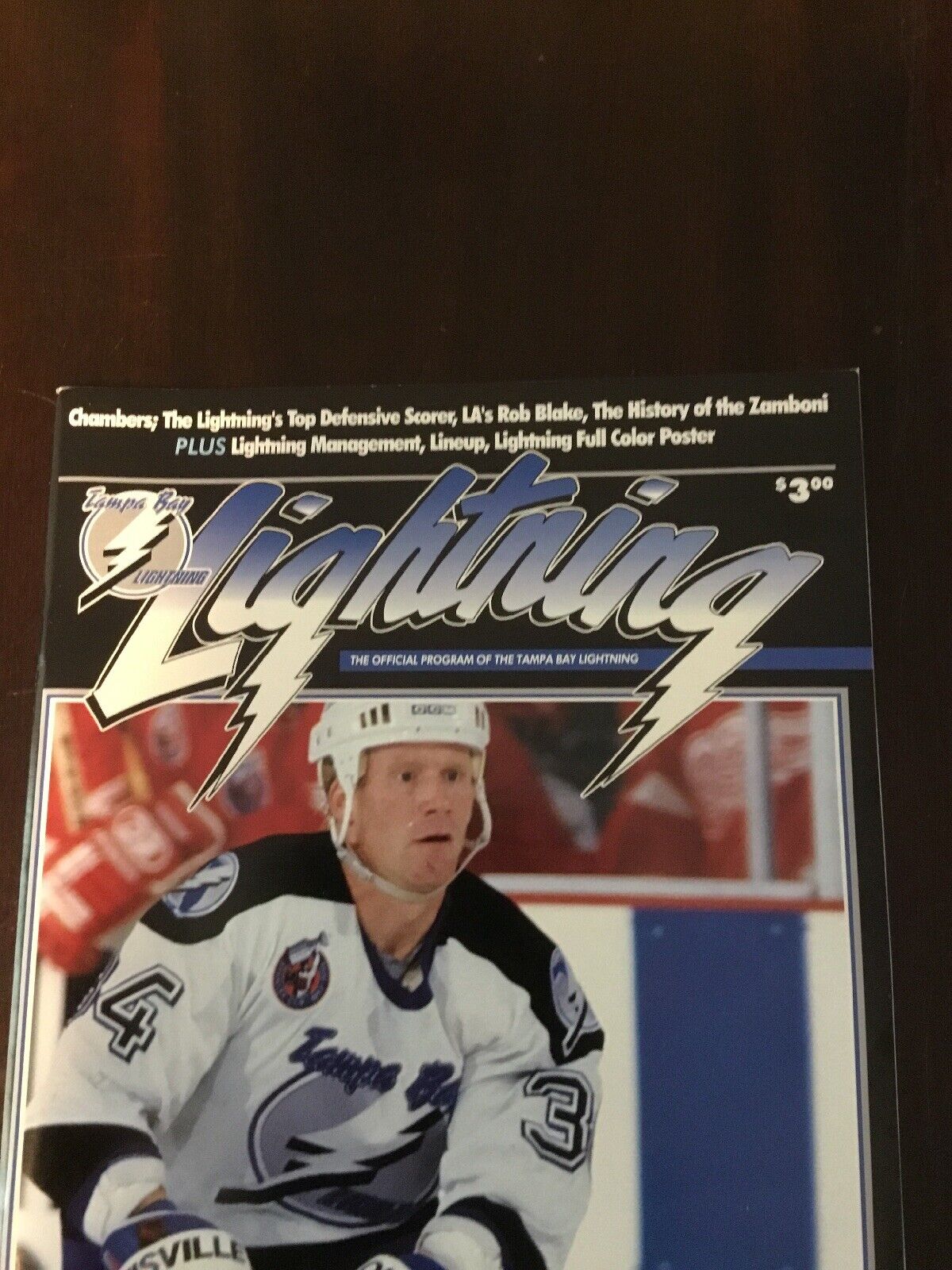 Tampa Bay Lightning NHL Program TBL Vs Rangers Mikael Andersson October 22, 1993