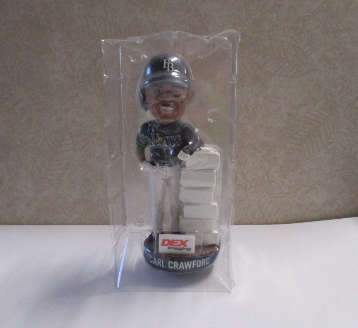 MLB Carl Crawford Tampa Bay Rays SGA Stolen Bases Bobblehead Dex New In Box