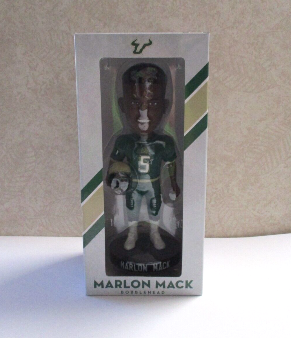 NCAA USF Marlon Mack Bobblehead Running Back From 2014-2016 New In Box