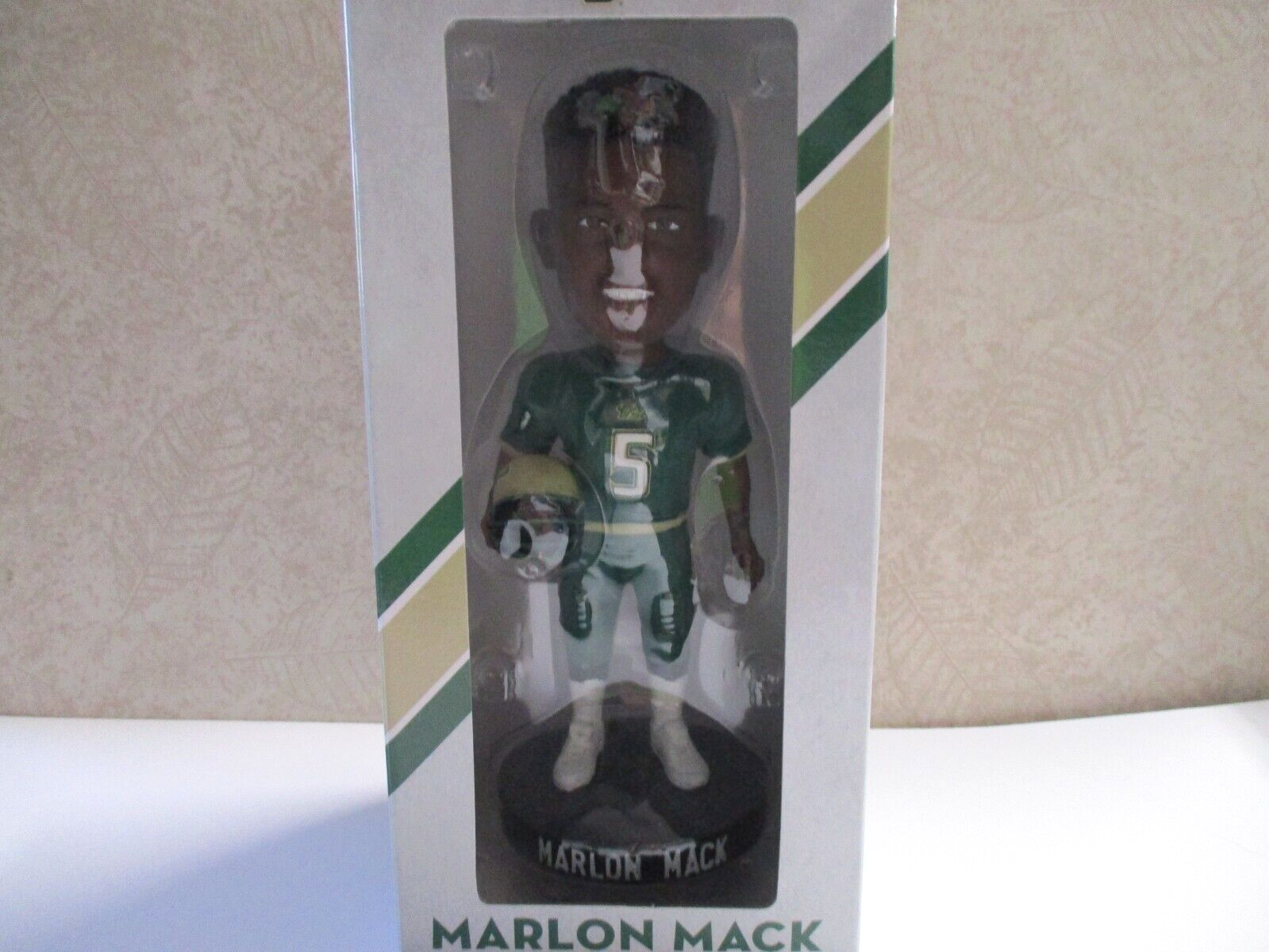 NCAA USF Marlon Mack Bobblehead Running Back From 2014-2016 New In Box