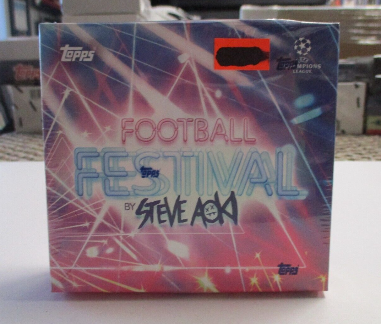 Topps 2021 UEFA Champion League Football Festival Aoki Sealed Trading Card Box