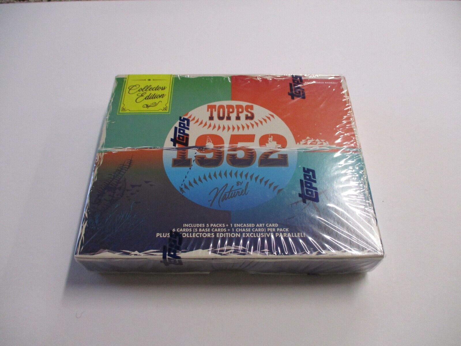 MLB 2022 Topps 1952 Natural Collectors Edition 5 Pack Sealed Trading Card Box