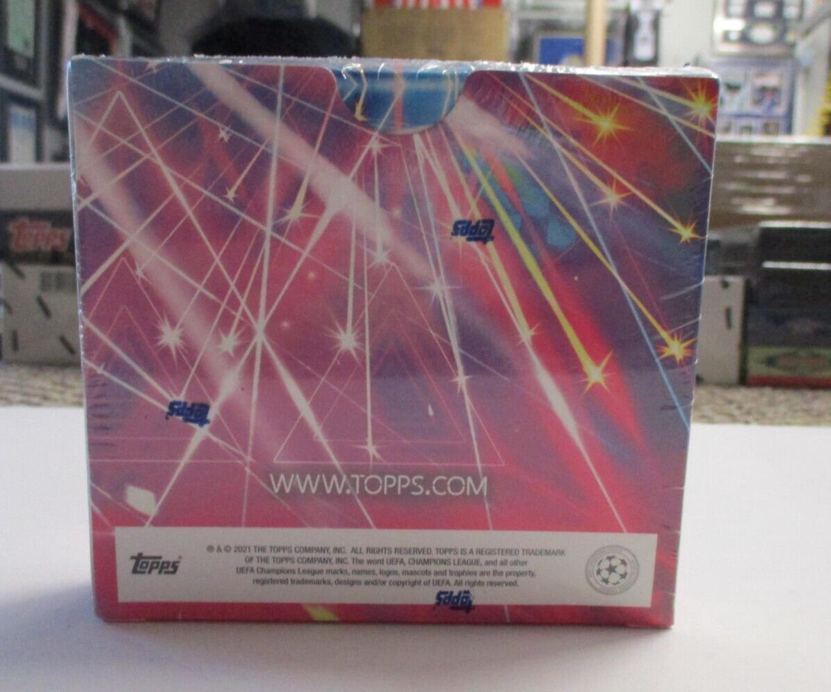 Topps 2021 UEFA Champion League Football Festival Aoki Sealed Trading Card Box