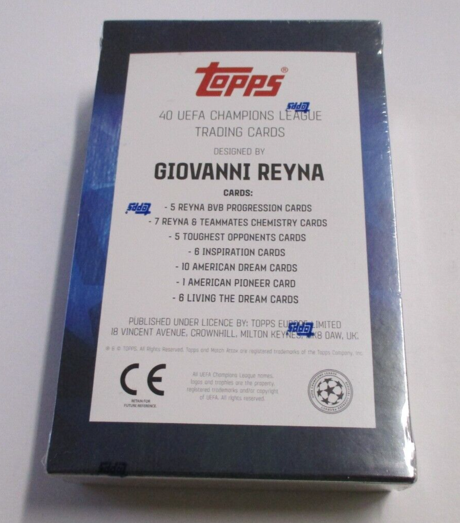 Topps UEFA Champions League American Dream Giovanni Sealed Trading Card Box