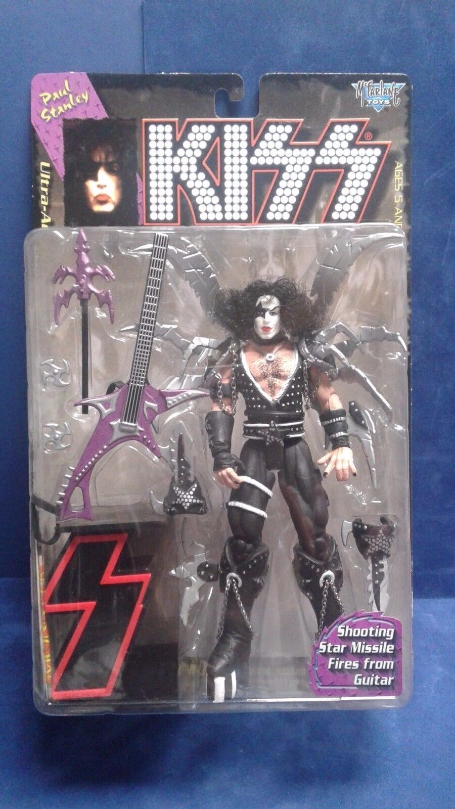 1997 Kiss Paul Stanley Ultra Action Figure McFarlane Toys