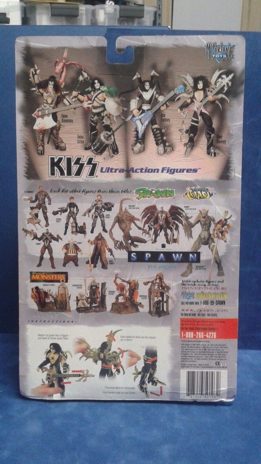 1997 Kiss Paul Stanley Ultra Action Figure McFarlane Toys