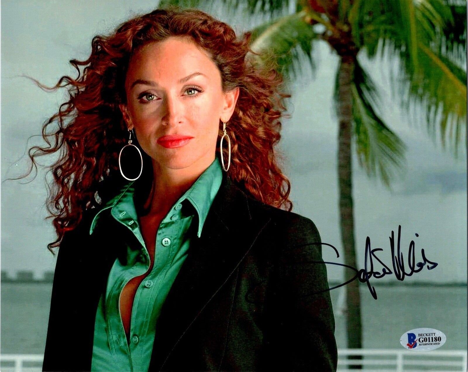 Sofia Milos Actor from CSI Miami Autographed 8x10 Photo Certified by Beckett