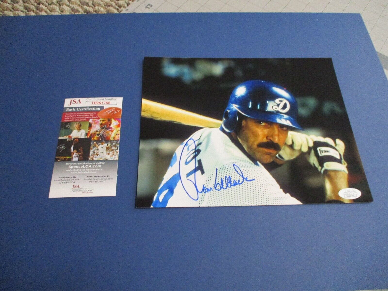 Tom Selleck "Mr.Baseball" Autographed Signed 8x10 Color Photo JSA COA #DD61766