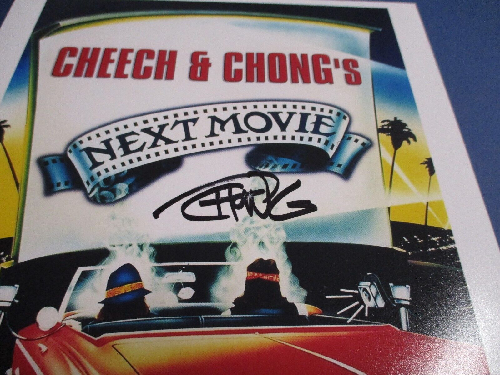 Tommy Chong "Next Movie" Autographed Signed 8x10 Color Photo Beckett #E91463