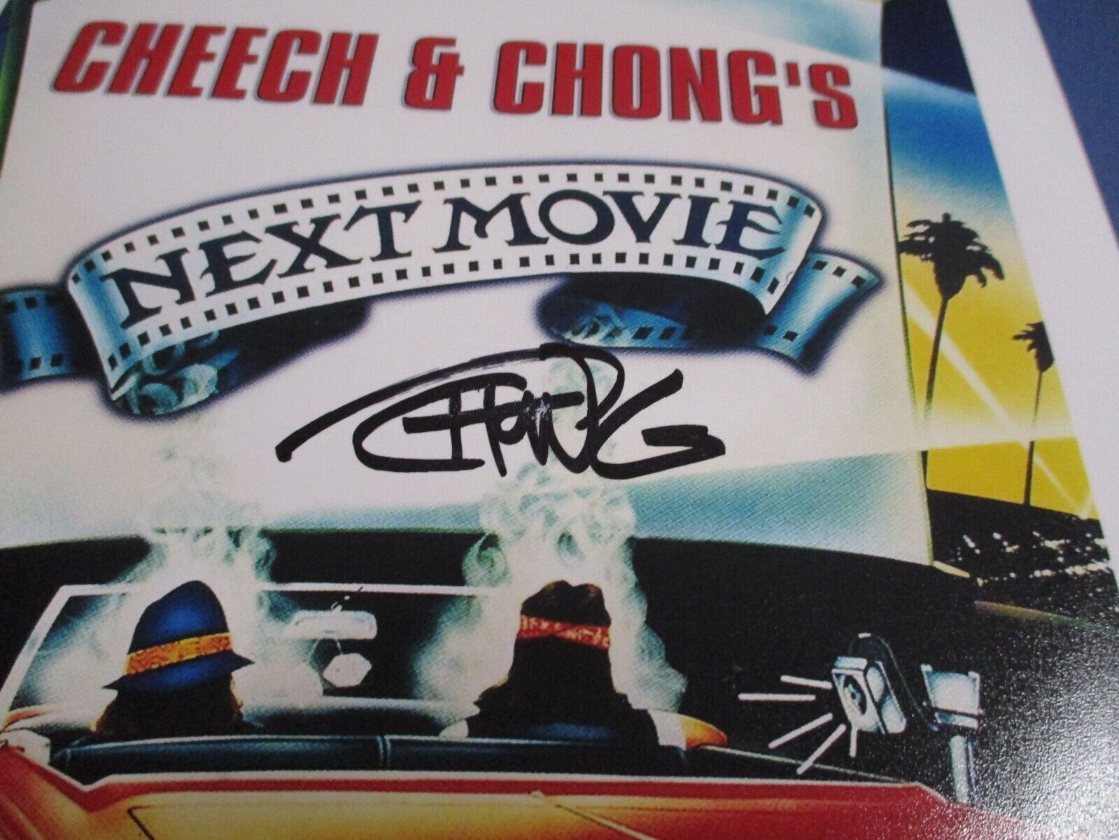 Tommy Chong "Next Movie" Autographed Signed 8x10 Color Photo Beckett #E91463