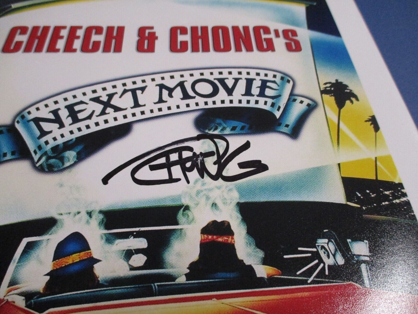 Tommy Chong "Next Movie" Autographed Signed 8x10 Color Photo Beckett #E91463