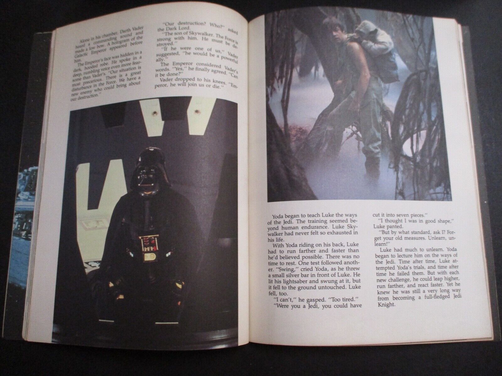 Star Wars The Empire Strikes Back Story book with full color photos VG cond.