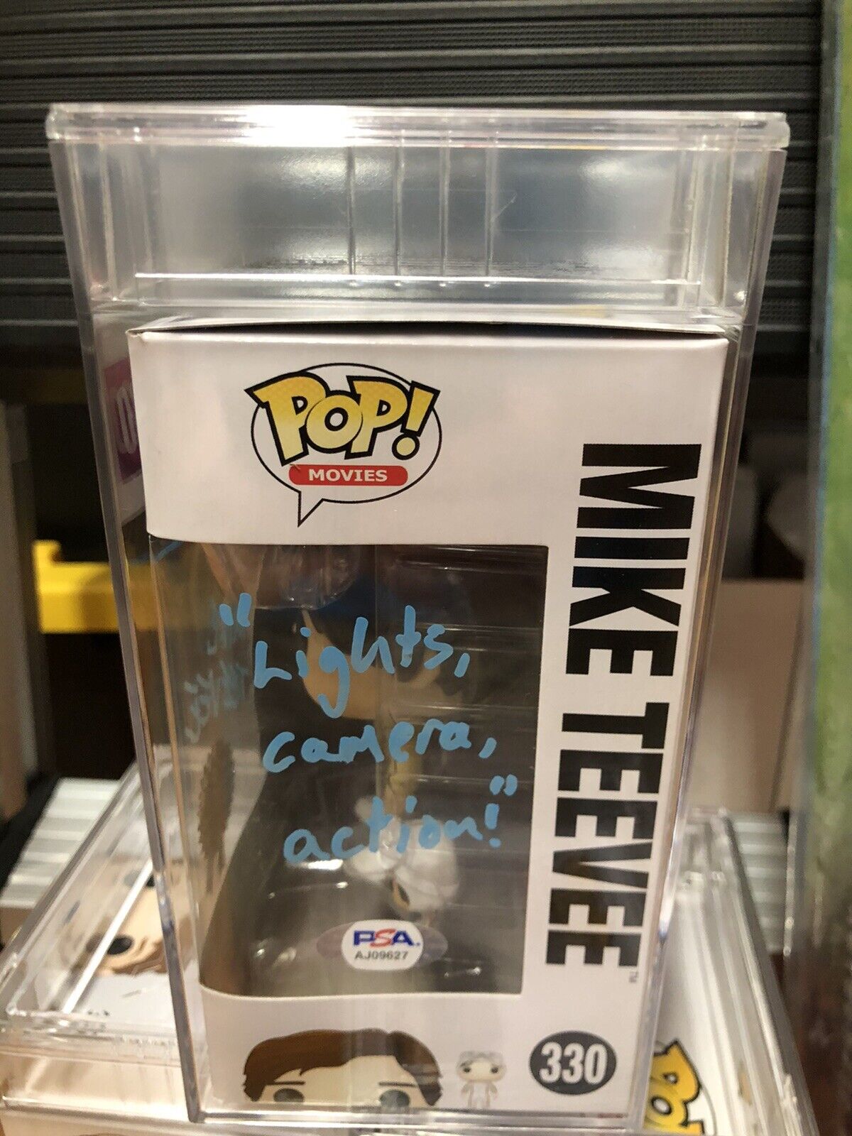 Paris Themmen Mike Teevee PSA Slabbed Certified  Signed  Funko Pop Wonka