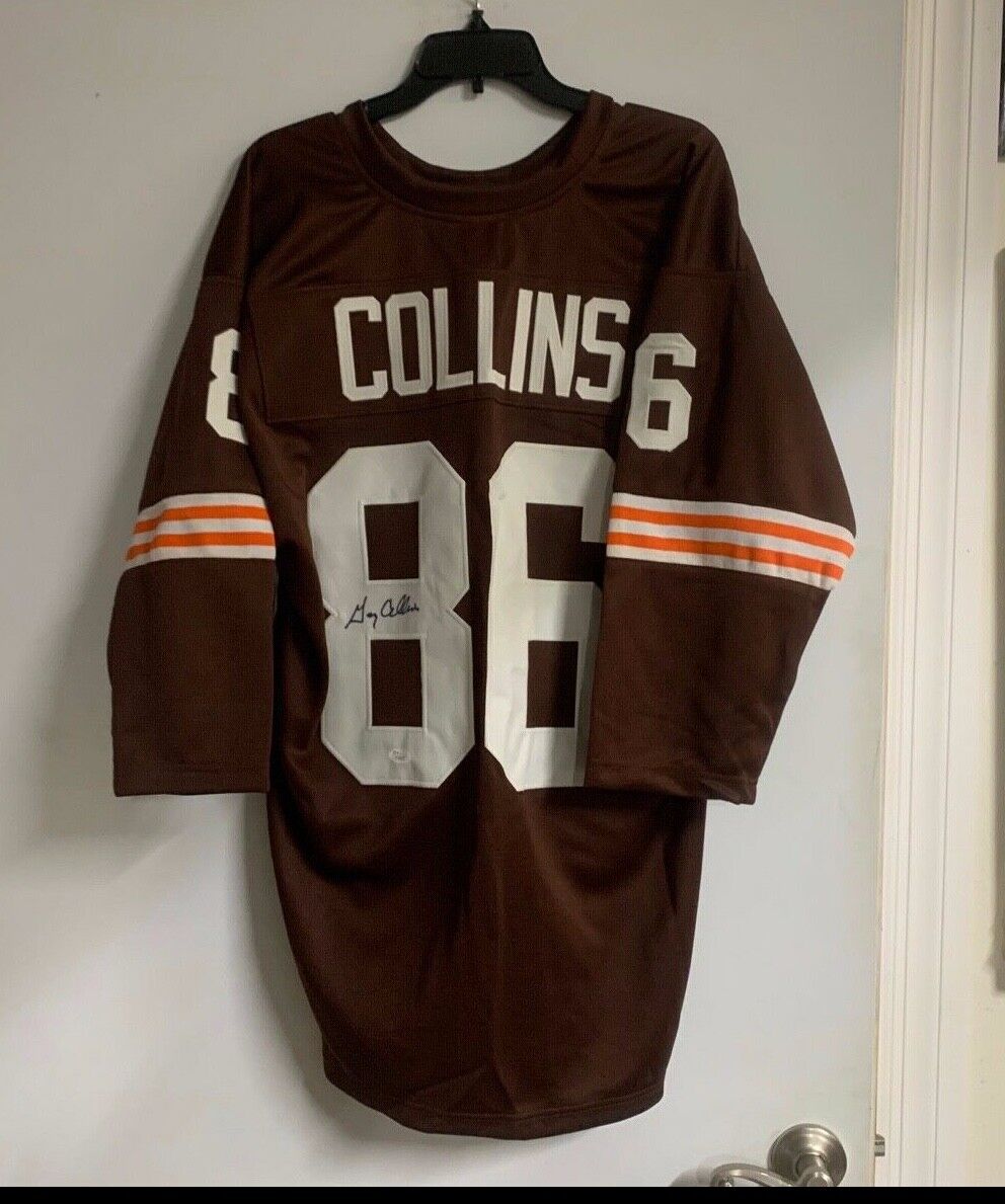 Gary Collins Cleveland Browns Autographed Signed Custom Jersey JSA COA #W986671