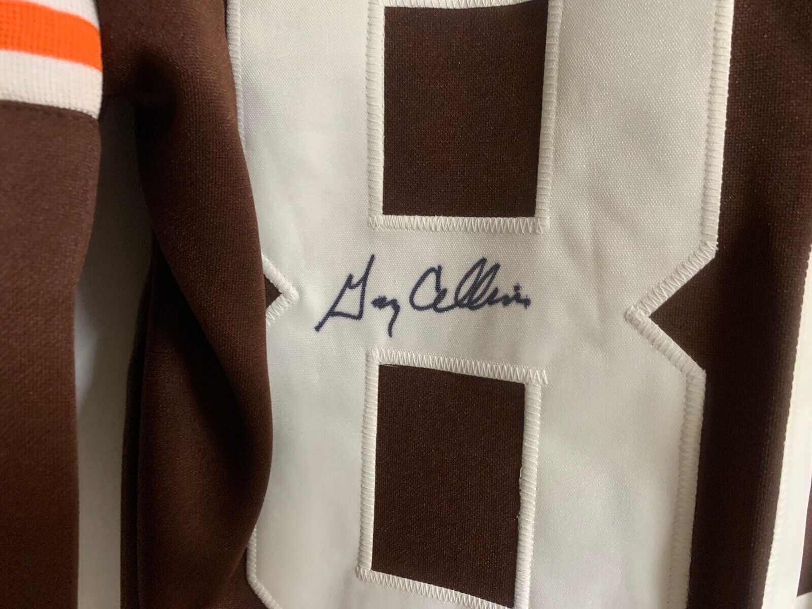 Gary Collins Cleveland Browns Autographed Signed Custom Jersey JSA COA #W986671