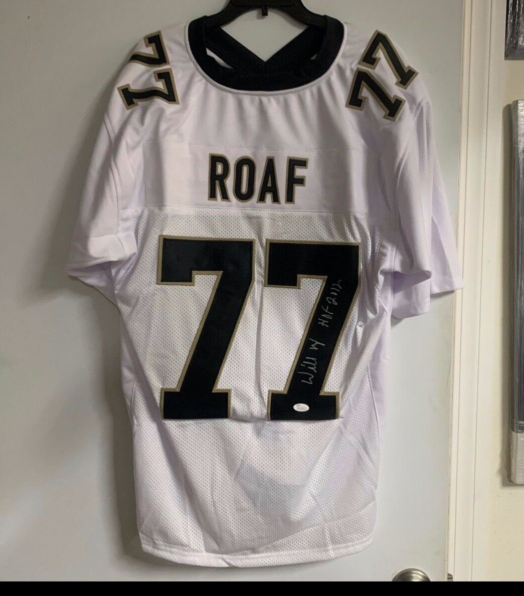 Willie Roaf New Orlean Saints Autographed Signed Custom Jersey JSA COA #WP353540