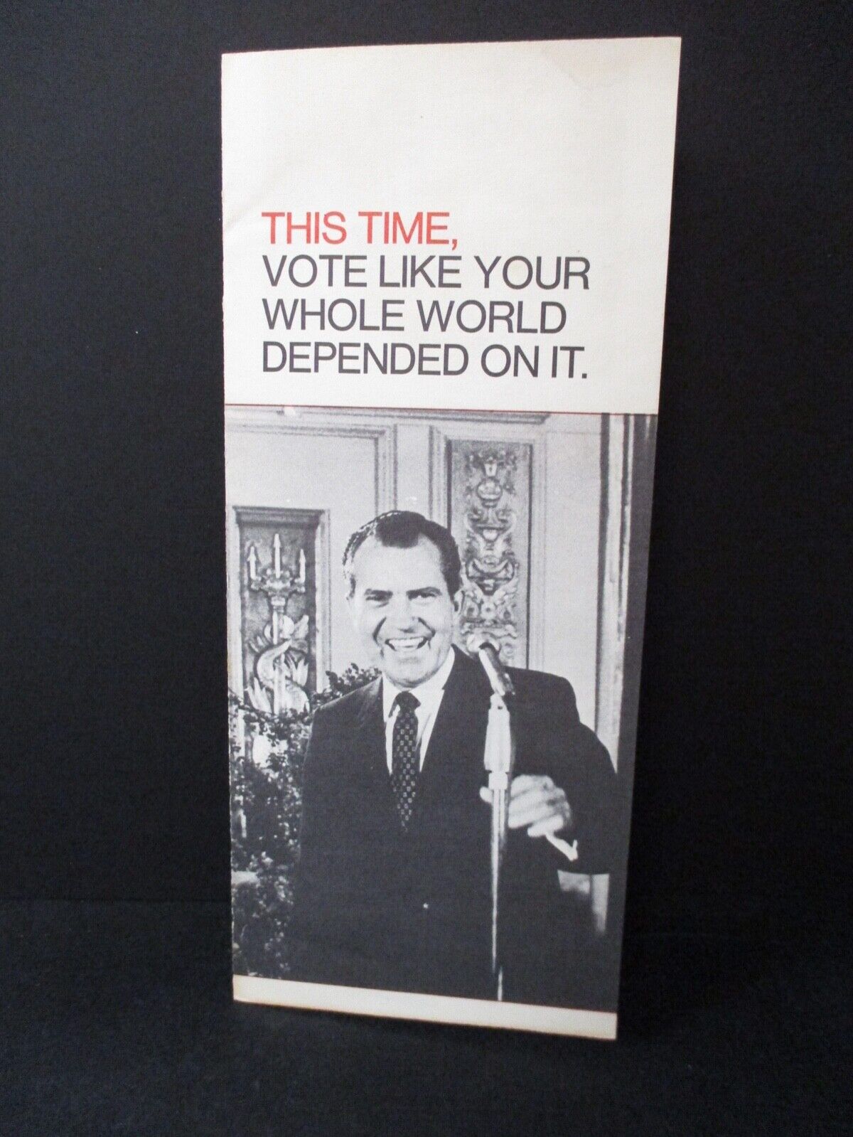 1968 Richard Nixon for President Voting Pamphlet Brochure VG New York