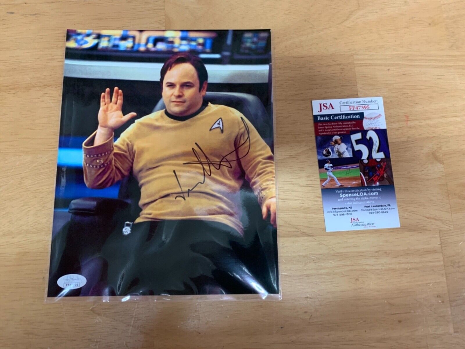 Jason Alexander from Star Trek Autographed 8x10 Photo