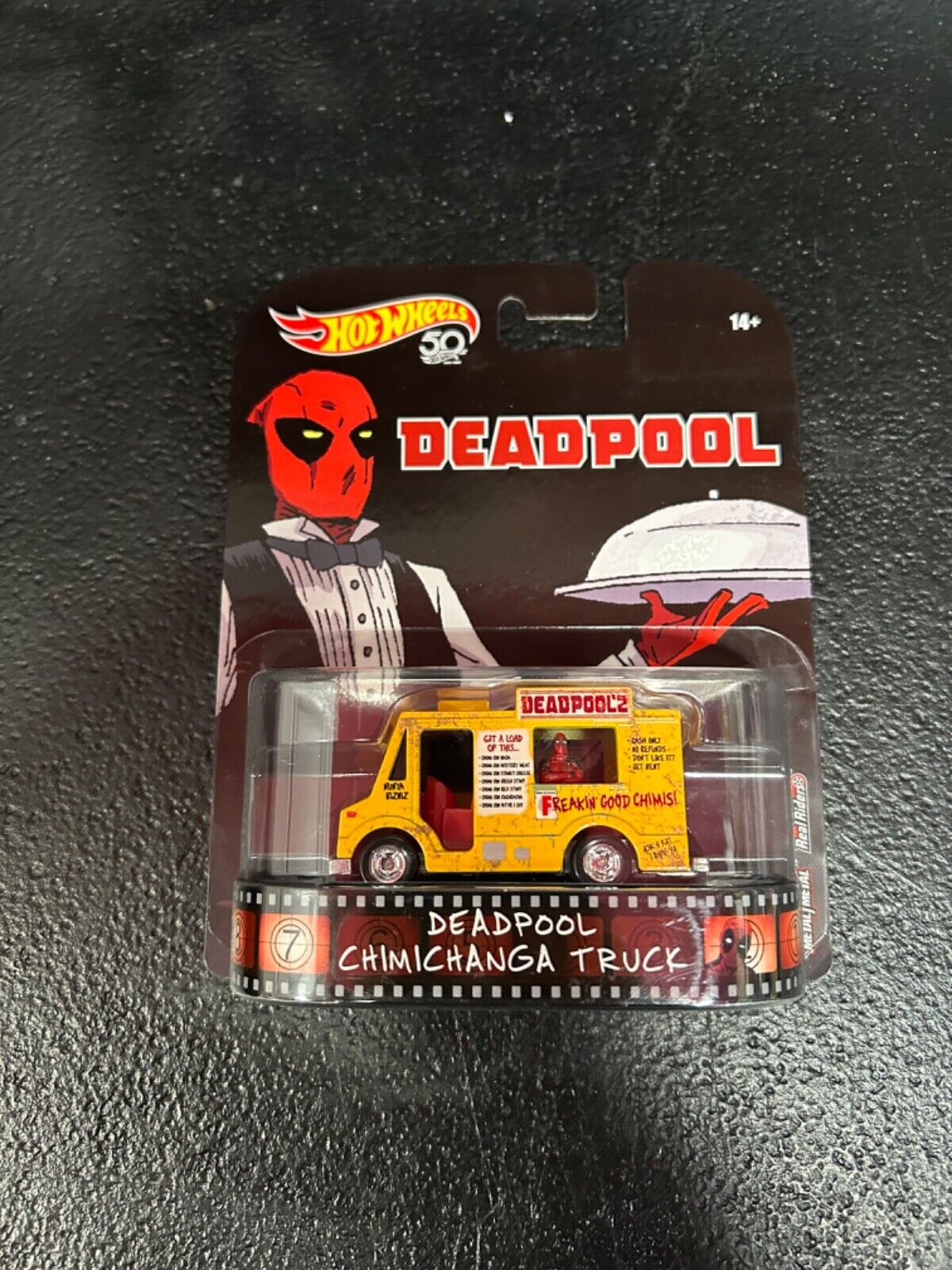 Hot Wheels Retro Entertainment Deadpool Chimichanga Truck