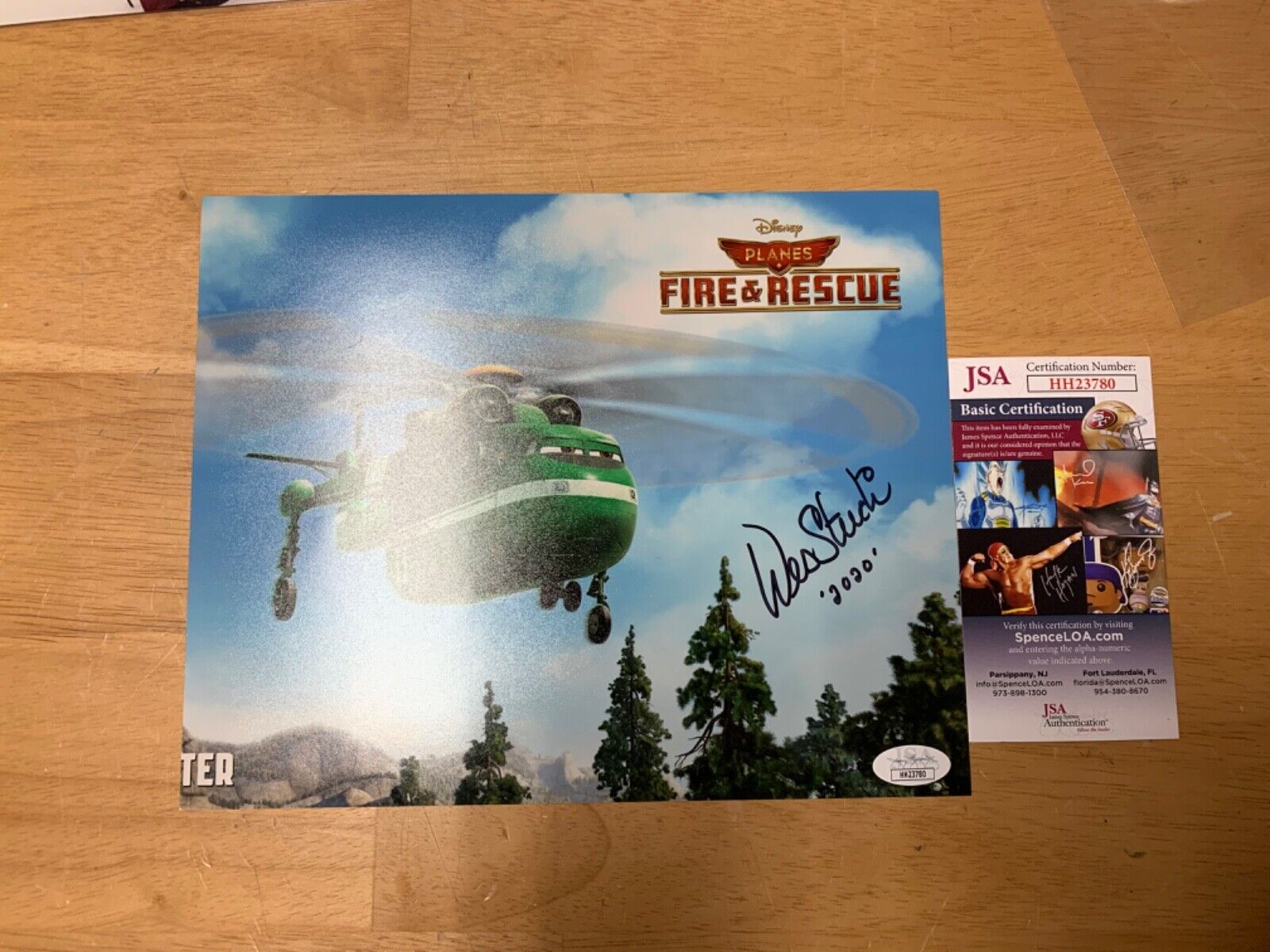 Wes Studi “Windlifter” Disney Planes Autographed 8x10 Photo JSA #HH23780