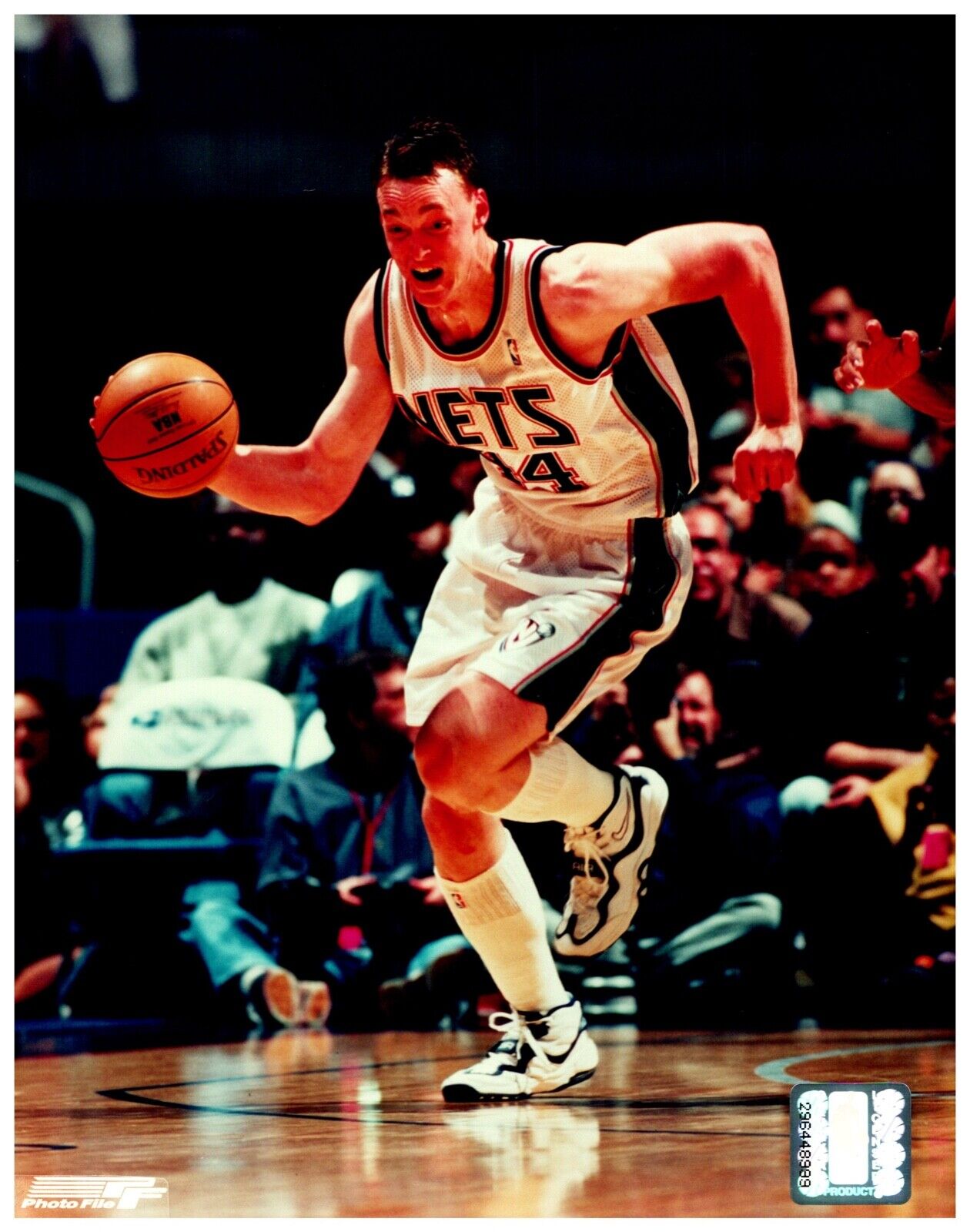 Keith Van Horn New Jersey Jets Unsigned 8x10 Sports Photo B NBA Hologram Sticker