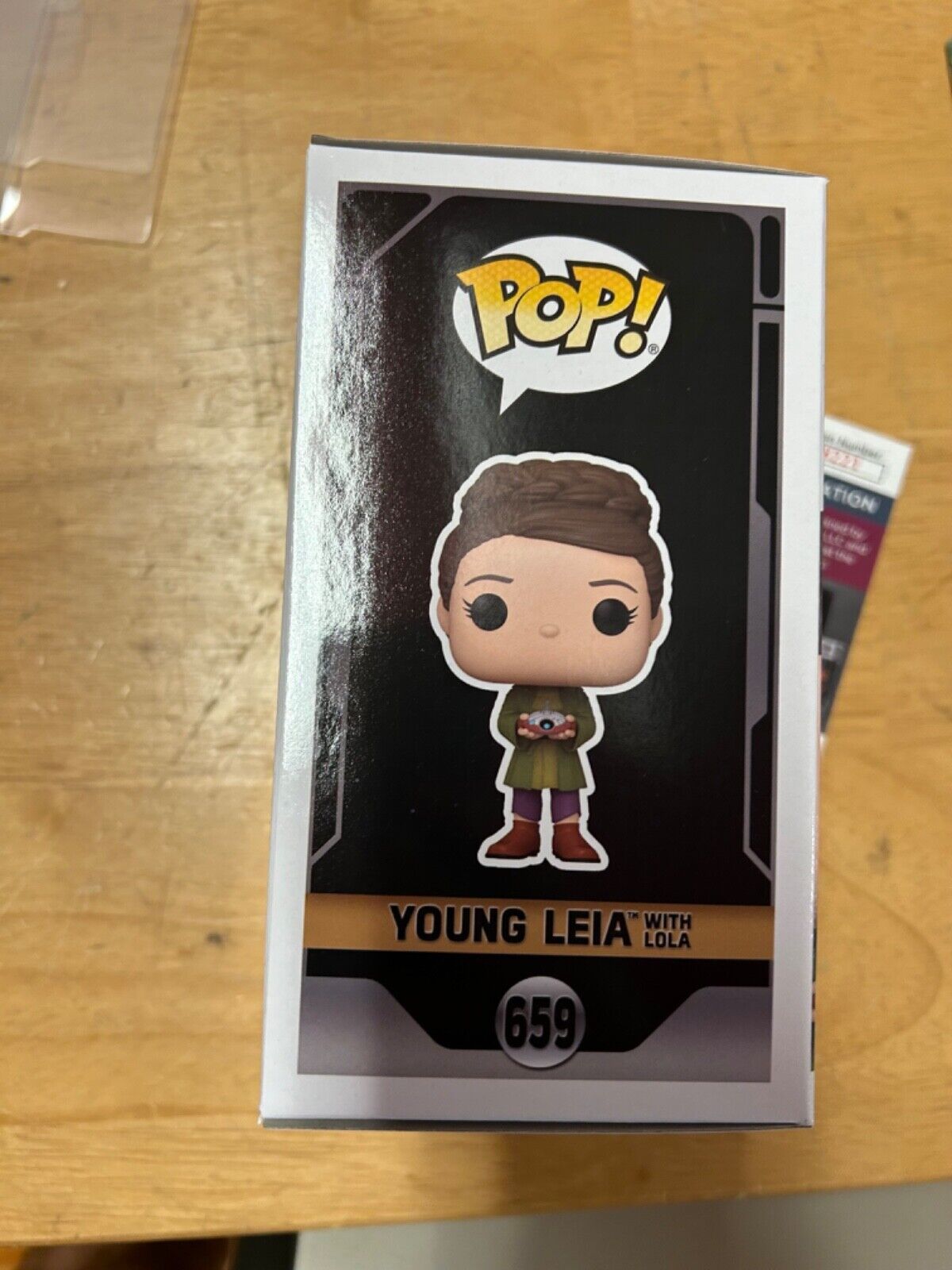 Vivien Lyra Blair Autographed Young Leia with Lola Funko Pop #512 JSA COA SDCC