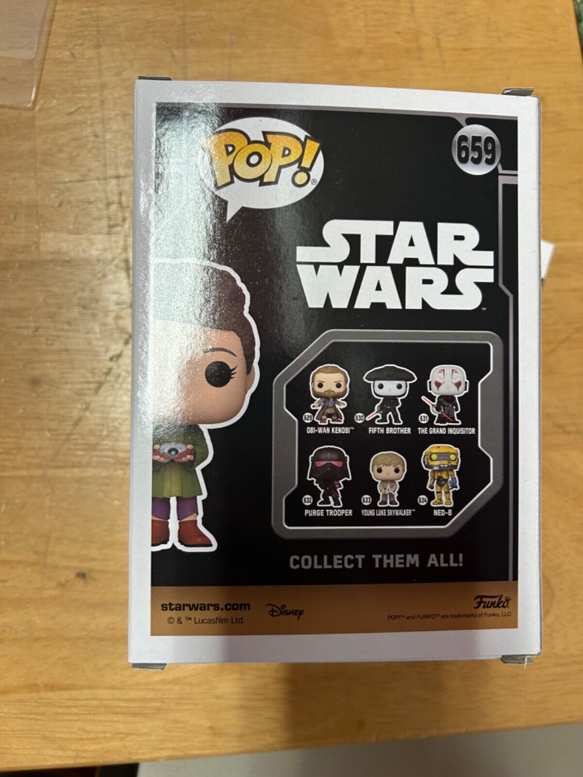 Vivien Lyra Blair Autographed Young Leia with Lola Funko Pop #512 JSA COA SDCC