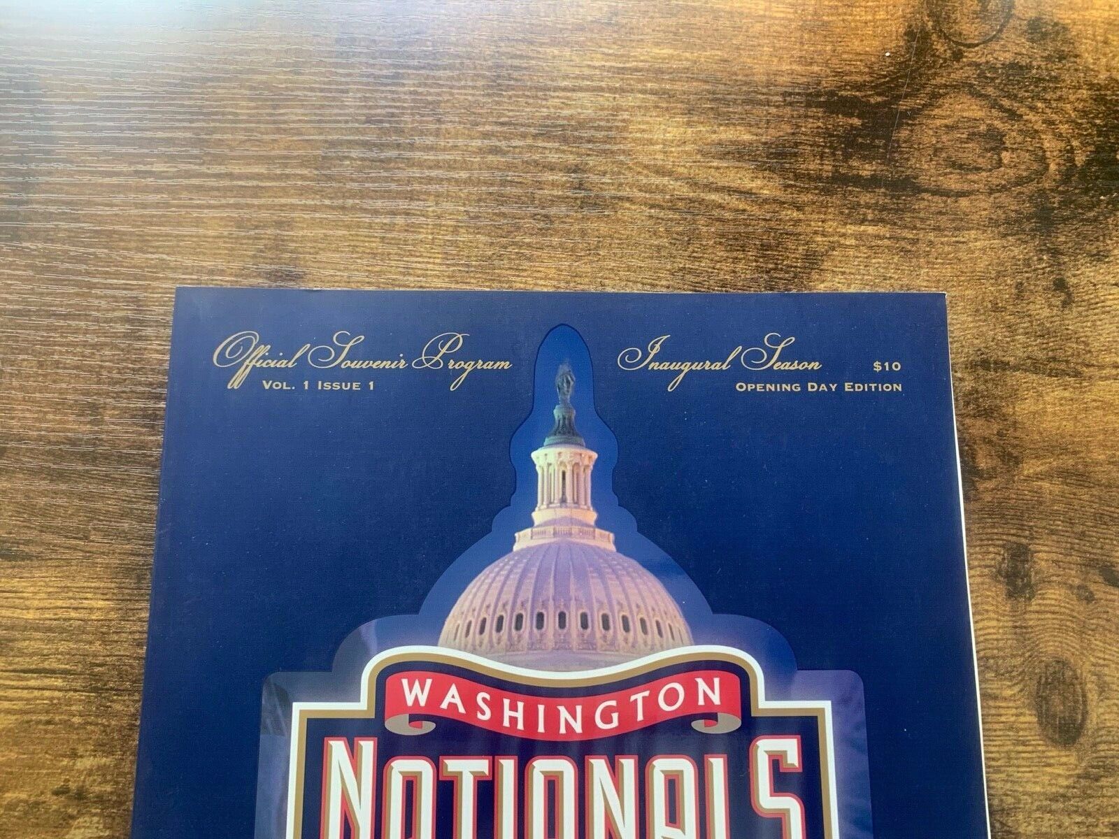 Washington Nationals Inaugural Game Opening Day Program 4-14-2005 Ex Condition