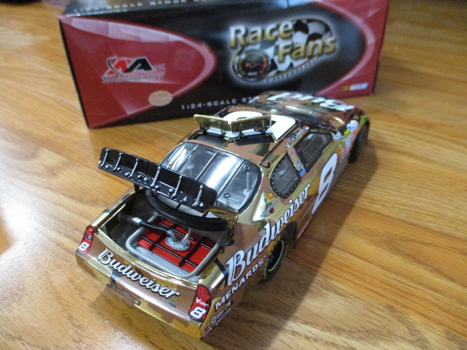 Dale Earnhardt Jr American Heroes Memorial Day 1:24 Color Chrome Car 1 of 3,888