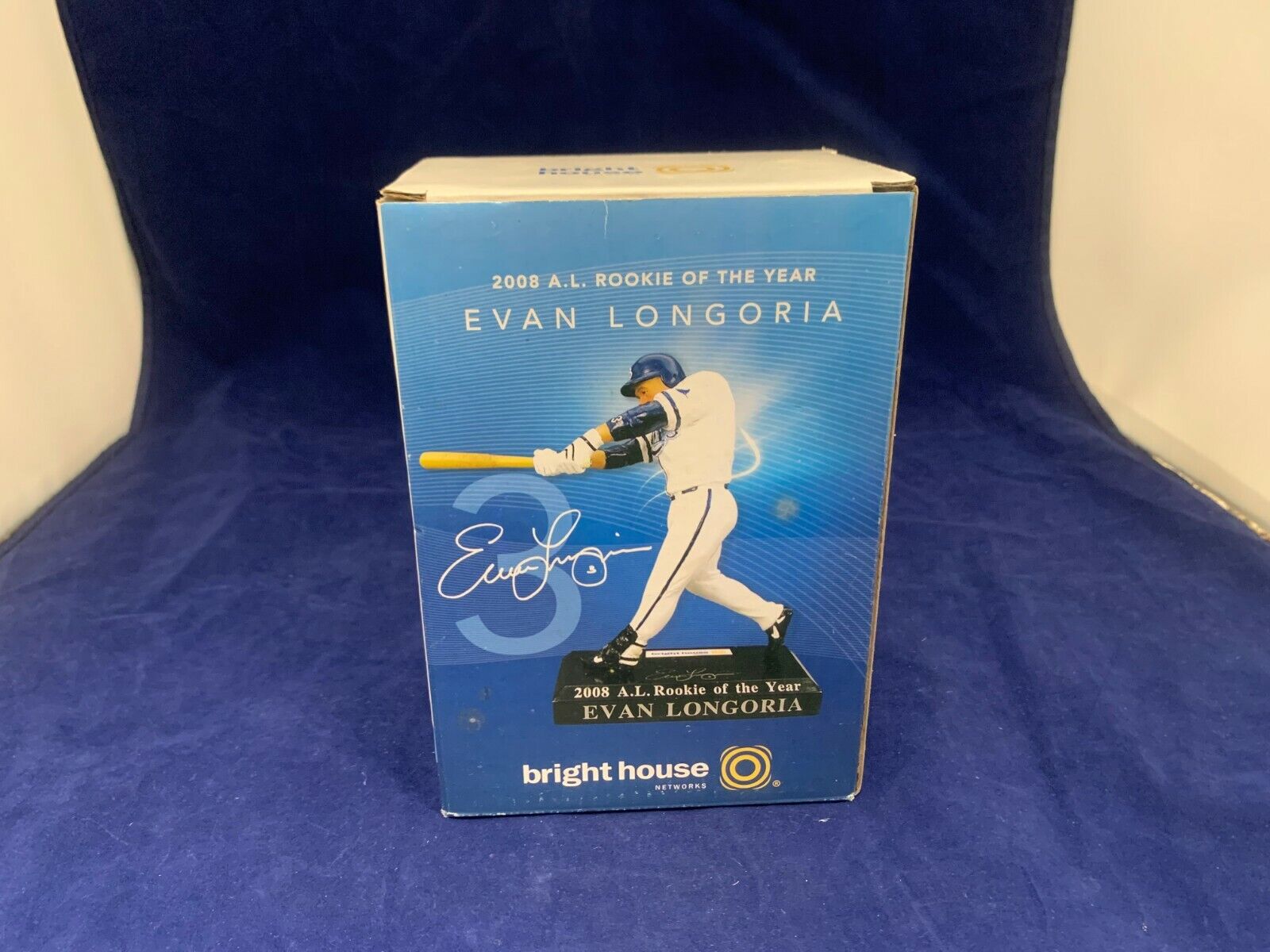 Tampa Bay Rays Evan Longoria 2008 AL Rookie of the Year Figurine New in Box