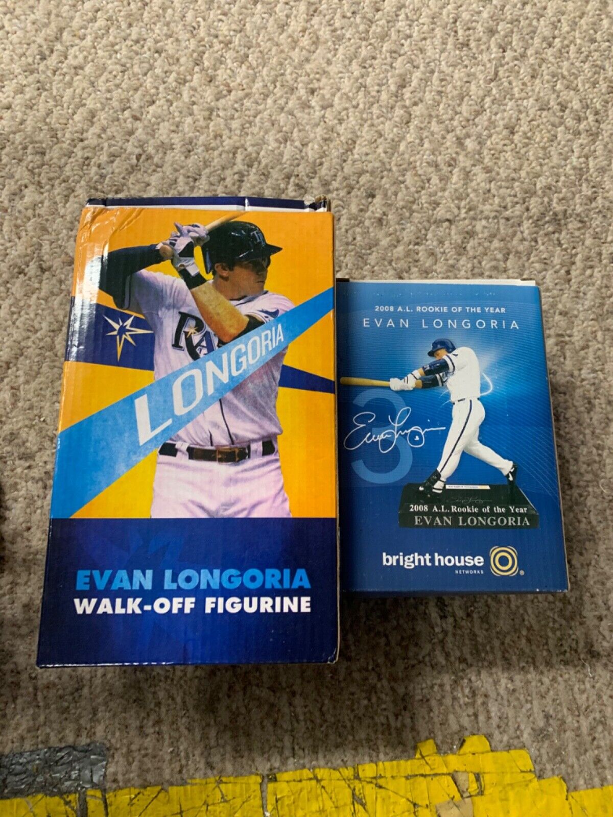 Tampa Bay Rays Evan Longoria Walk-Off and 2008 AL Rookie of the Year Bobble Head