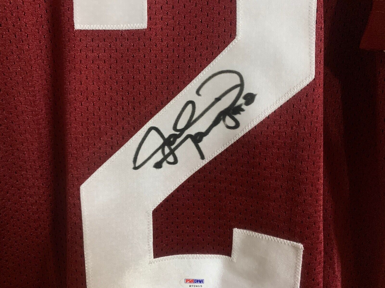 Johnny Manziel Texas A&M Autographed Signed Custom Jersey with PSA Certificate