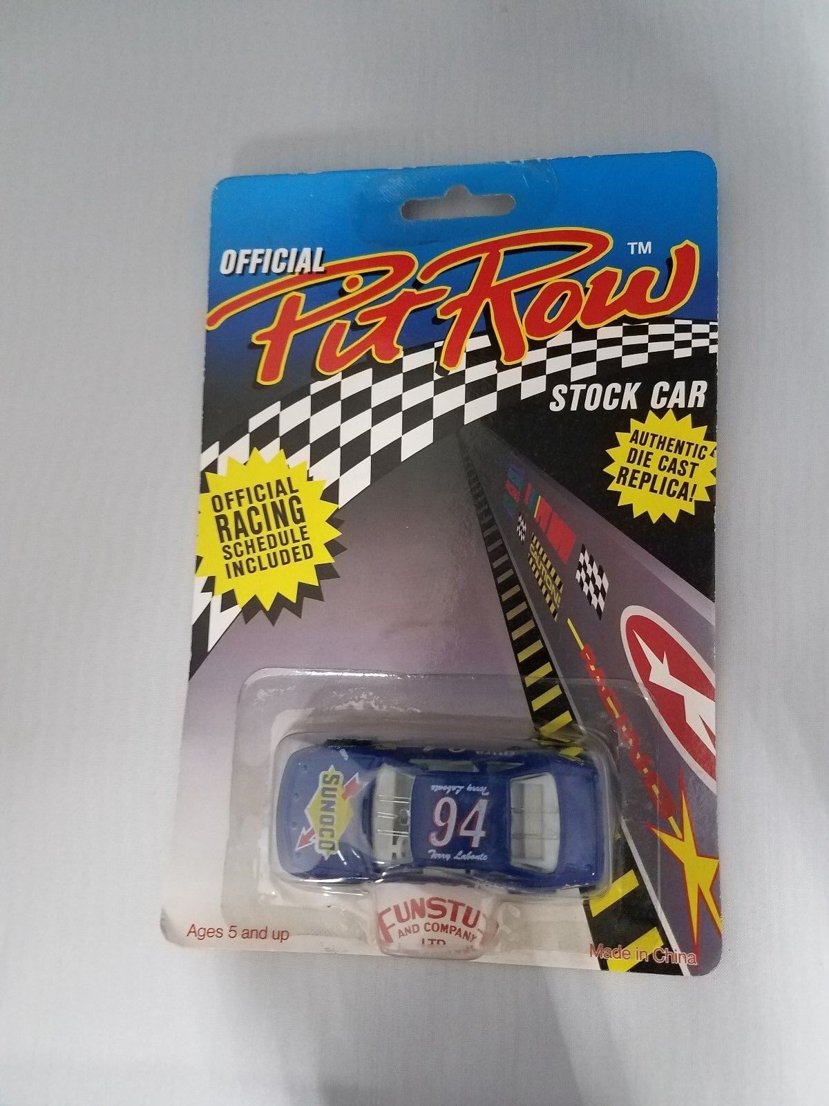 NASCAR Pit Row Terry Labonte #94 Sunoco Die Cast Car