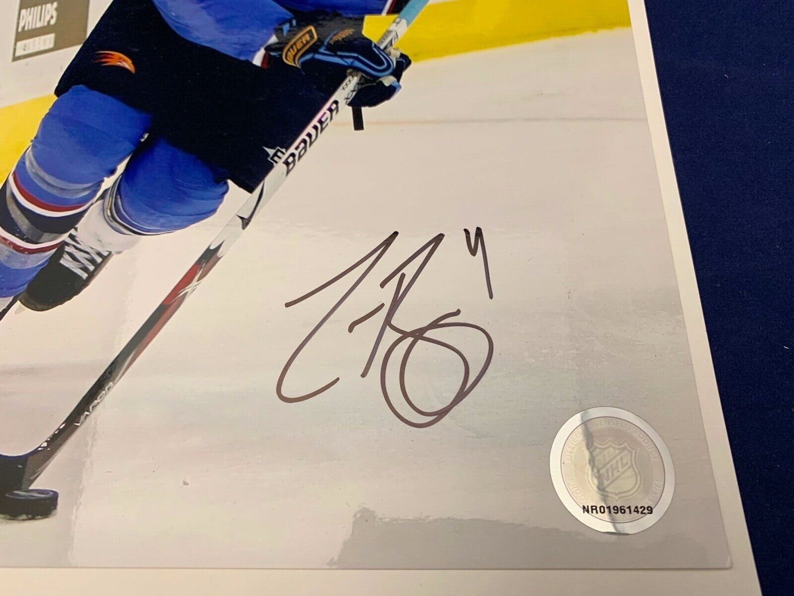 Zach Bogosian Atlanta Thrashers Autographed 8x10 Photo File Photo NHL Auth.