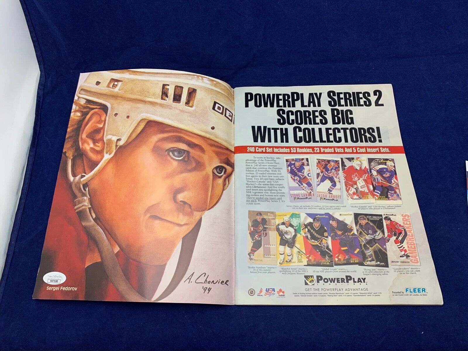 Patrick Roy Autographed Beckett Hockey Magazine #43 1994 JSA COA #HH75180