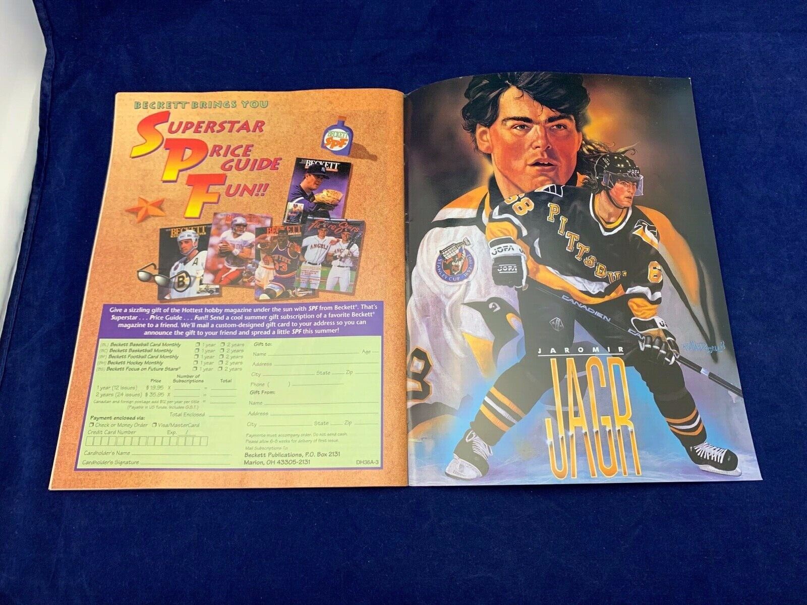 Eric Lindros Flyers Autographed Beckett Official Magazine JSA COA #HH75179