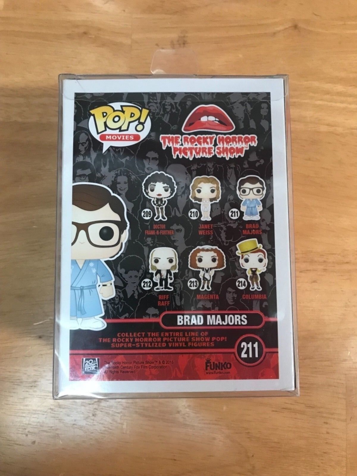 Funko Pop Barry Bostwick “Brad Majors” Rocky Horror Pic Show Autograph COA