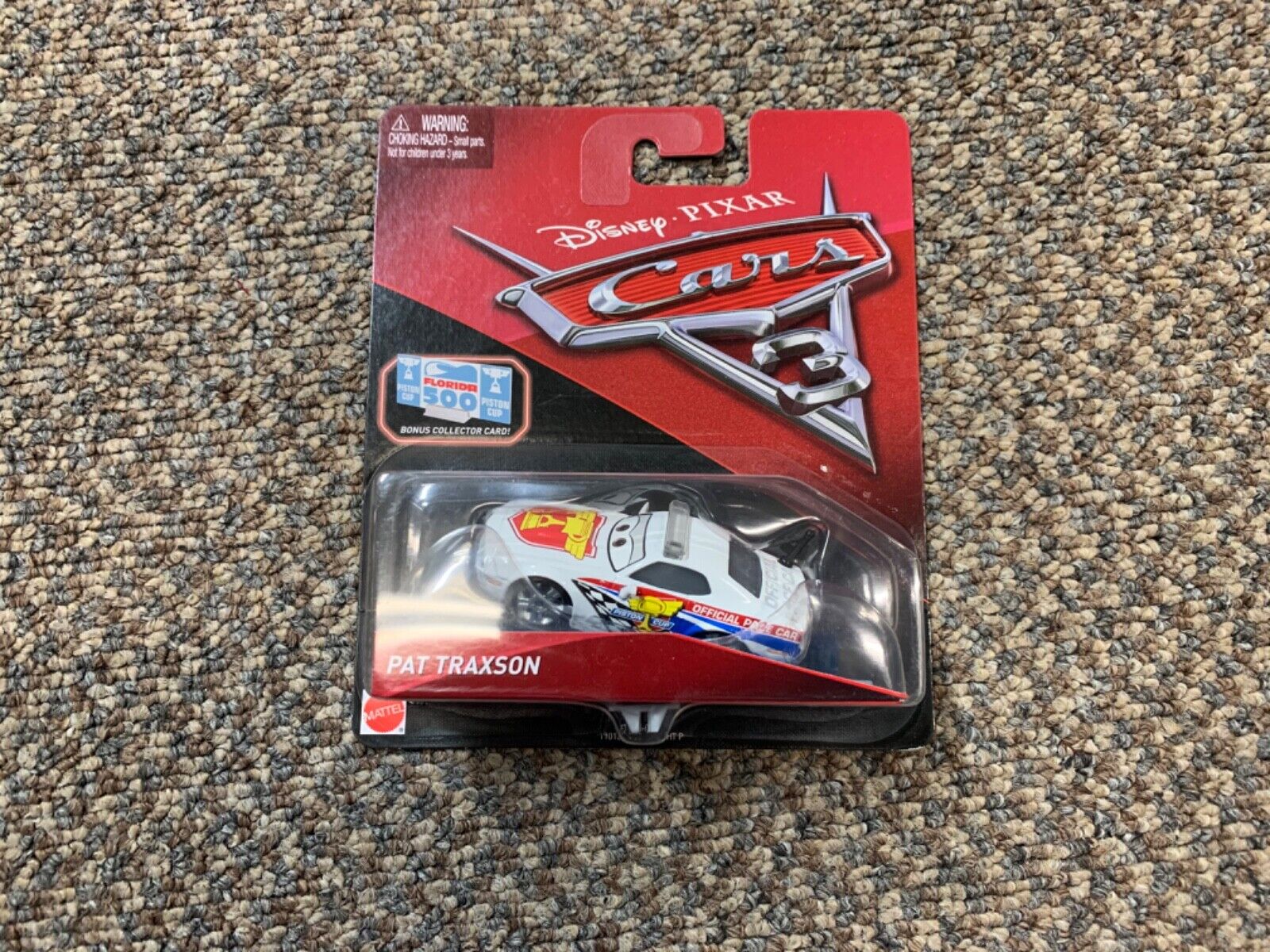 Disney Pixar Cars Pat Traxson with Collector Card