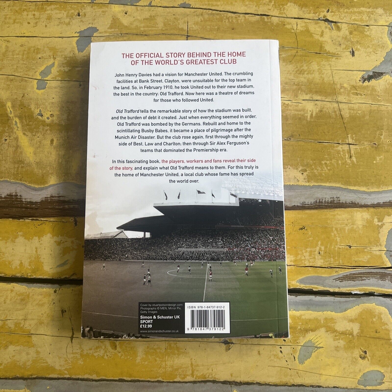 Old Trafford 100 Years At The Home Of Manchester United Book By Ian Marshall