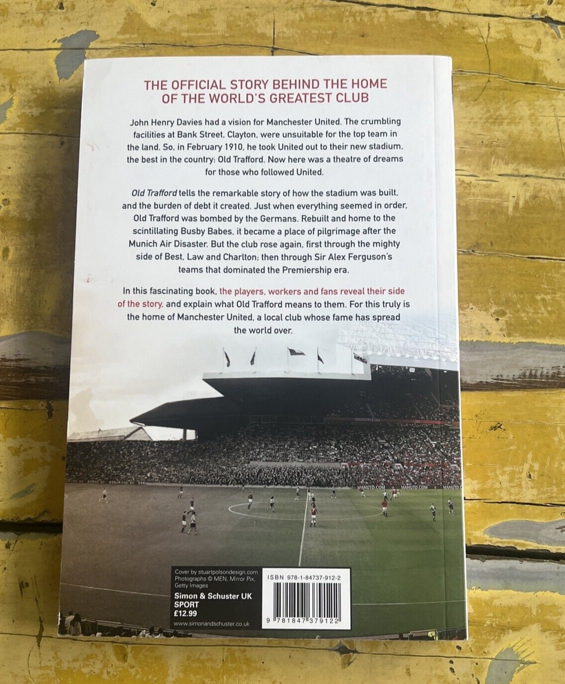 Old Trafford 100 Years At The Home Of Manchester United Book By Ian Marshall