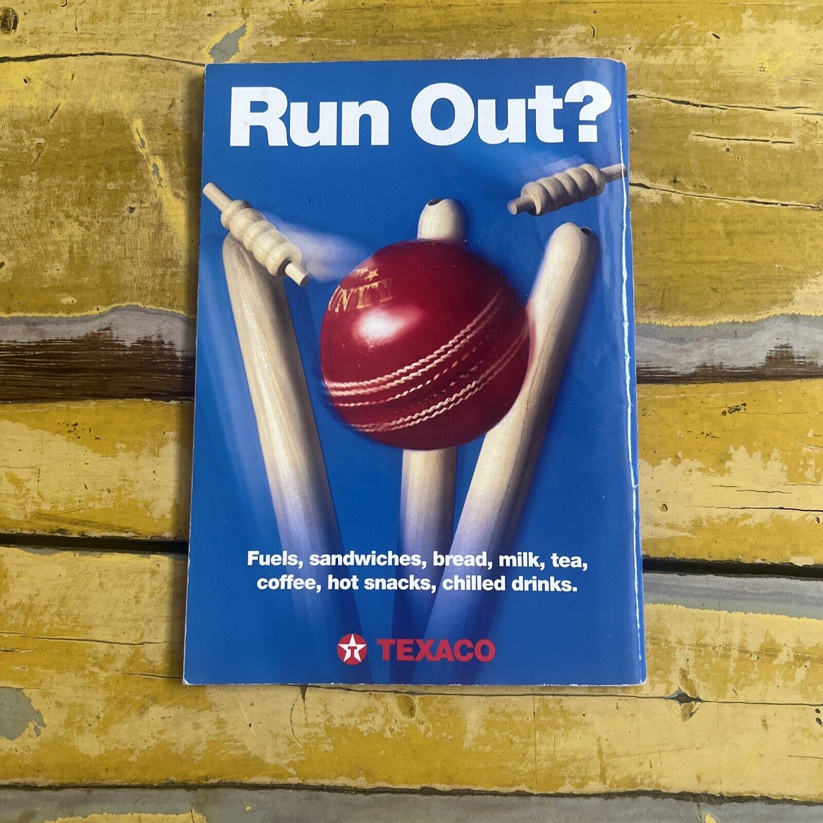 Texaco Trophy Series England Vs Pakistan 1996 Cricket Souvenir Program