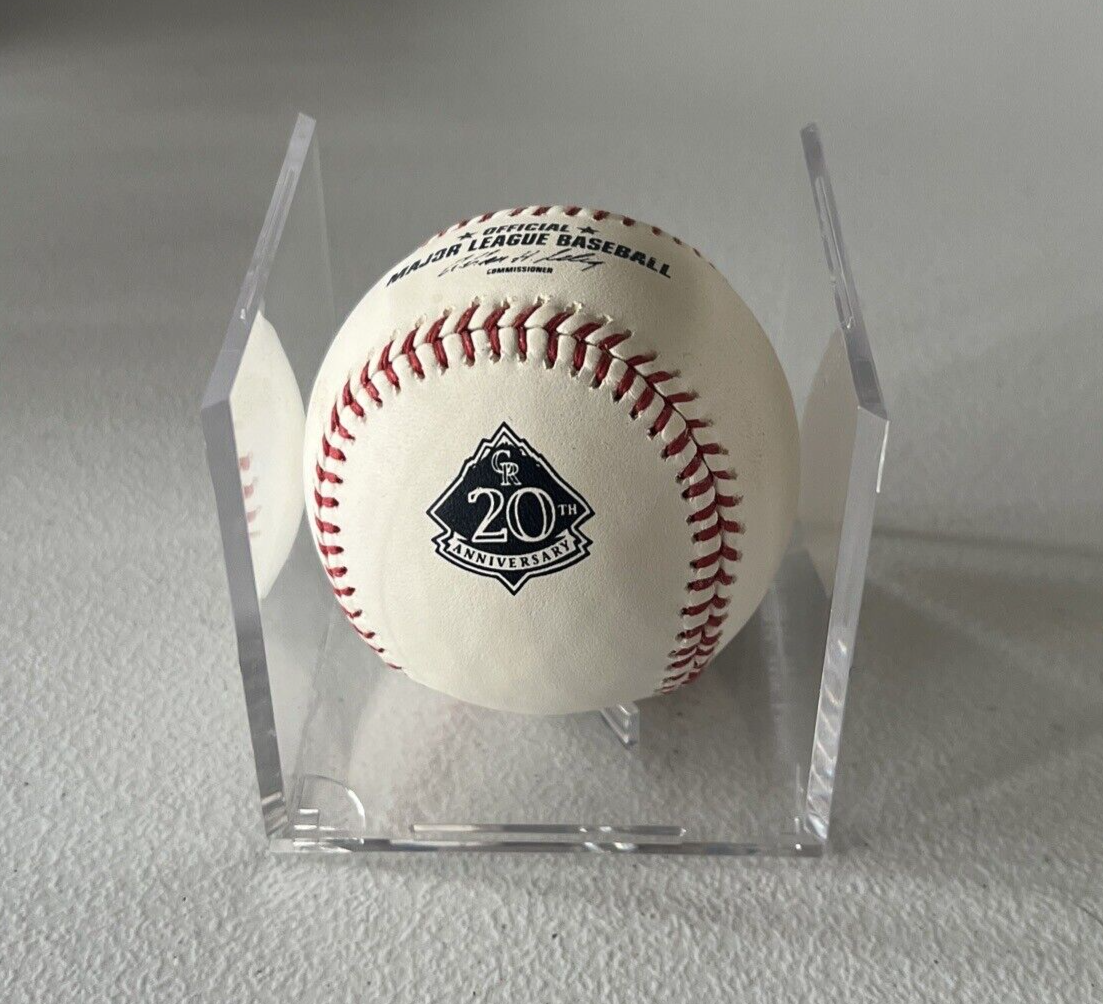 MLB Colorado Rockies 20th Anniversary Rawlings Baseball