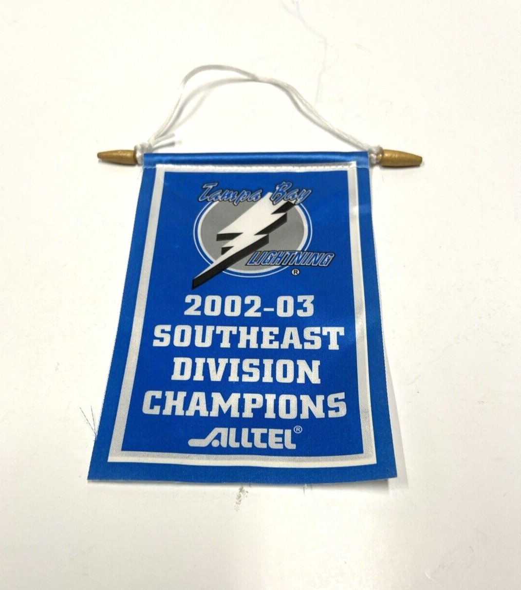 Tampa Bay Lightning 2002-2003 NHL Southeast Division Champions Mini Banner