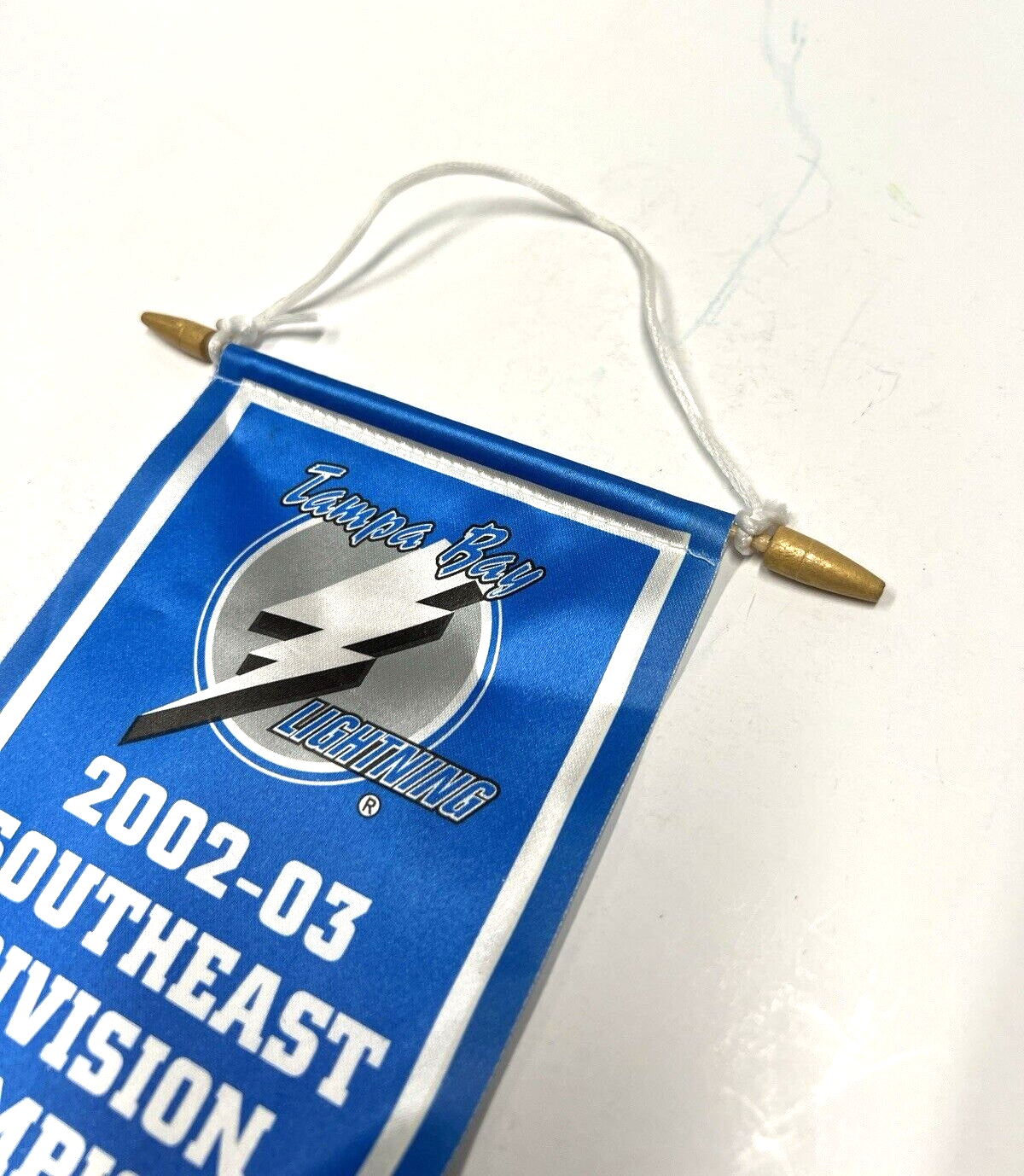 Tampa Bay Lightning 2002-2003 NHL Southeast Division Champions Mini Banner