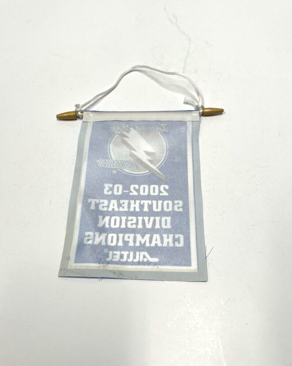 Tampa Bay Lightning 2002-2003 NHL Southeast Division Champions Mini Banner